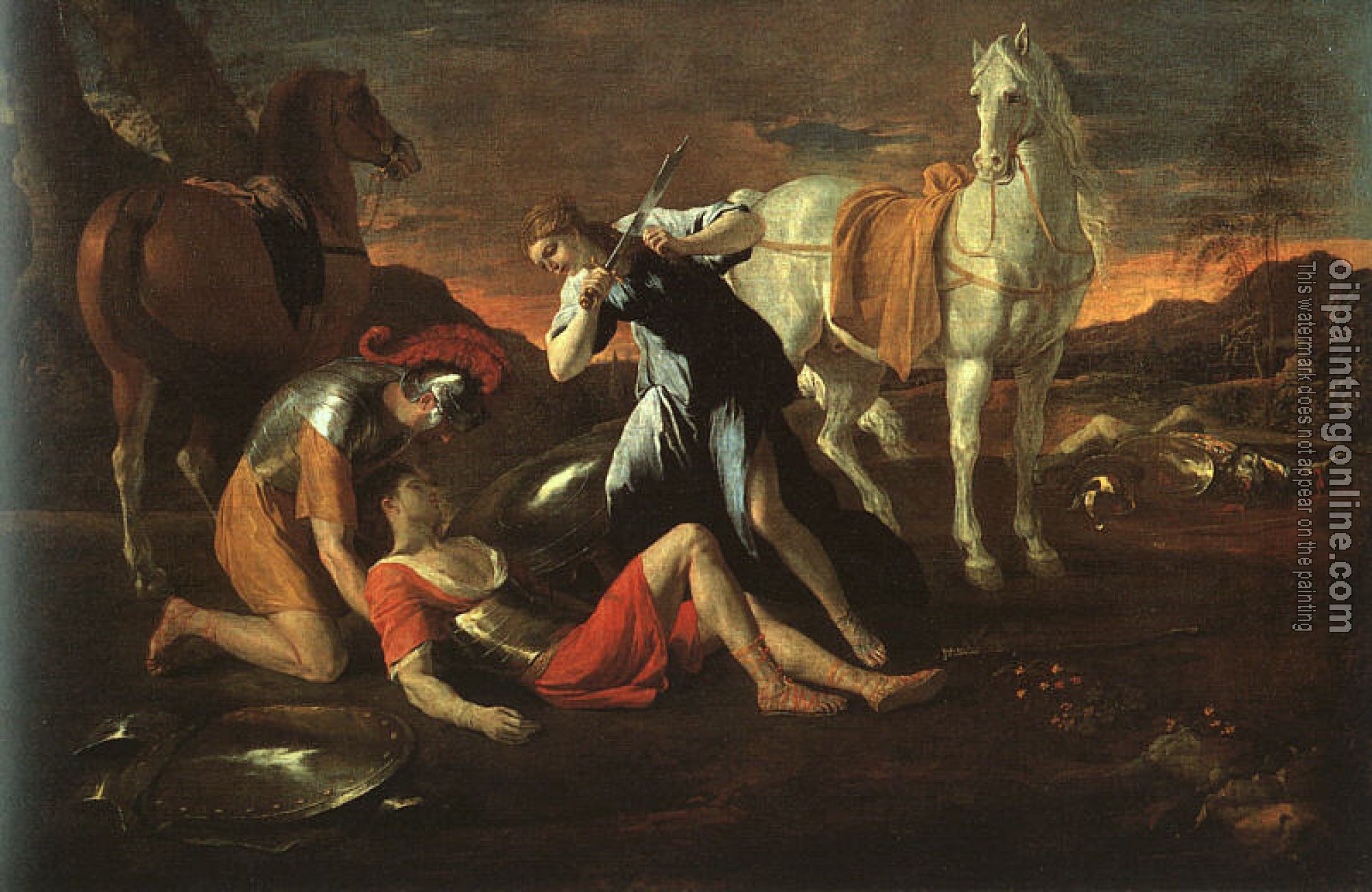 Poussin, Nicolas - Tancred and Erminia